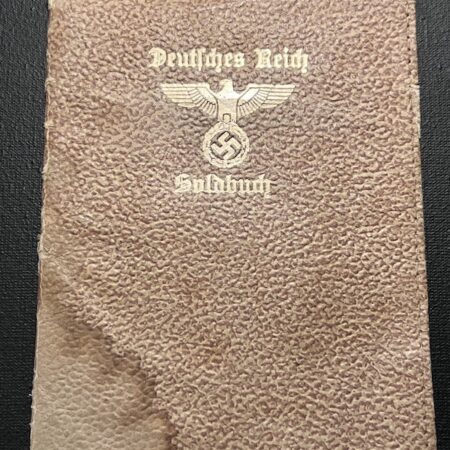 Original WWII German Army Deutsches Reich Soldbuch Cover Wallet