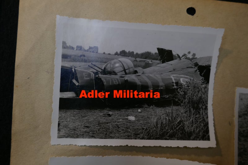 Original WWII German Luftwaffe Night Fighter Kill Report - Nachtjagdgeschwader 1 - RAF Lancaster Lantin/Heverlee Belgium - Photos - RARE - Image 9