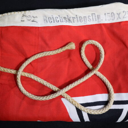 Original WWII German Navy Kriegsmarine Battle Flag 150 x 250 cm - By Berliner Fahnenfabrik Geitel & Co Berlin - Reichskriegsflagge