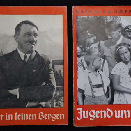 Original WWII German Books - Hitler in his Mountain - Youth Around Hitler - Obersalzburg - Berghof - Heinrich Hoffmann - Rare Books