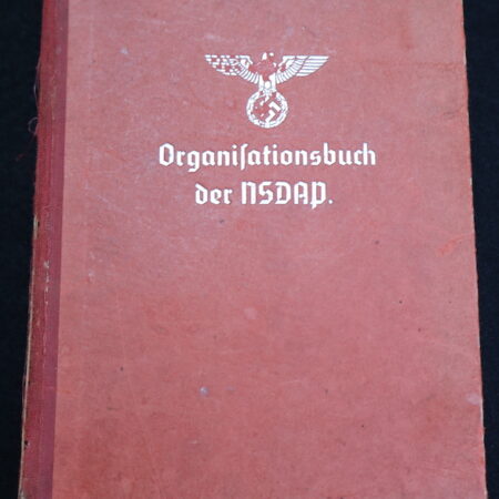 Original WWII German - Organisationsbuch der NSDAP - 1943 Edition - Rare book!