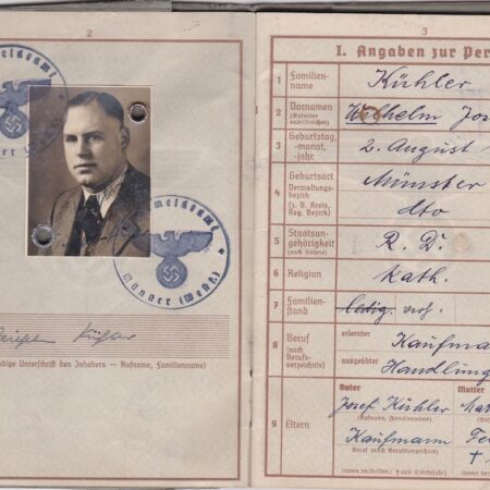 WWII German Luftwaffe Large Wehrpass Grouping - Uffz Kühler - Africa Korps - Leichte Flak Abteilung 733 - Huge Grouping IDs & Photos!