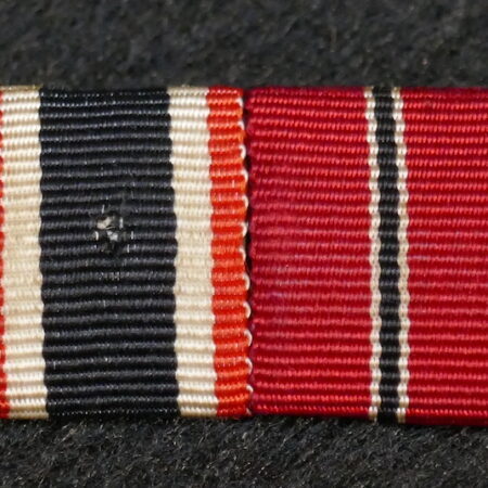 Original WWII German Army Wehrmacht Medal Award Bar War Merit Cross & Eastern Front Medal