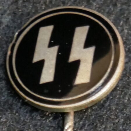 Original WWII German Waffen - SS Members / Supporters Pin